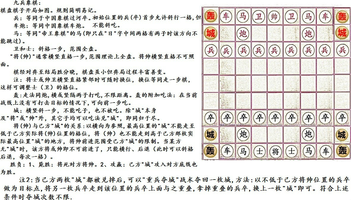 九兵象棋