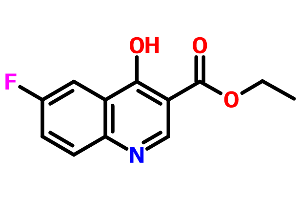 4-羥基-6-氟喹啉-3-甲酸乙酯