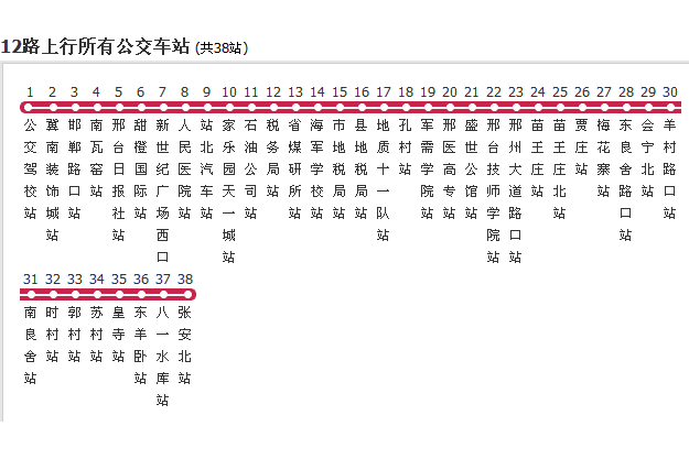 邢台公交12路