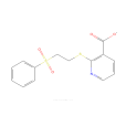 2-[2-（苯基磺醯）乙基硫代]煙酸