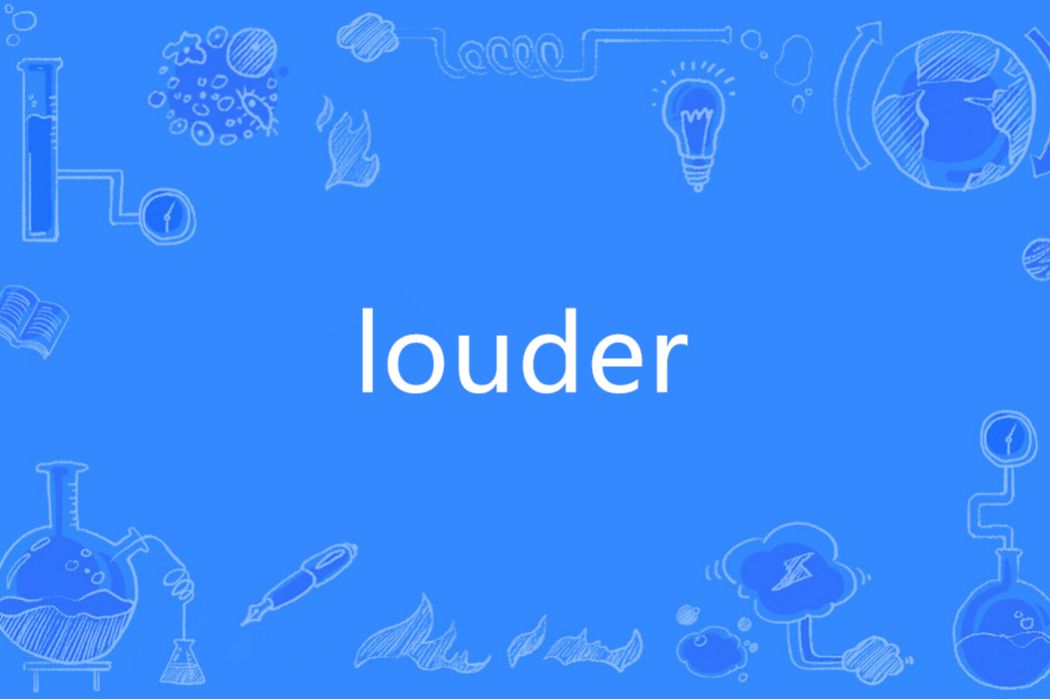 Louder(英語單詞)