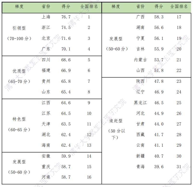 2020數字政府發展指數報告