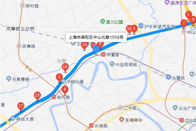 中山北路1558號