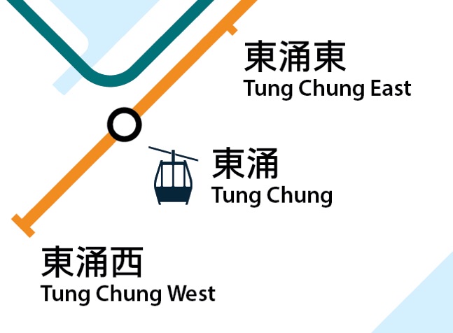 港鐵東涌線延線示意圖