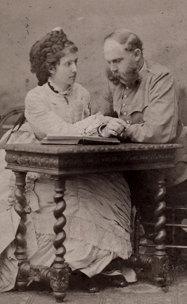 卡爾·路德維希與他的第三任妻子，瑪麗亞·特蕾莎公主