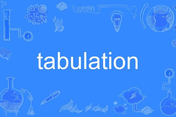 tabulation