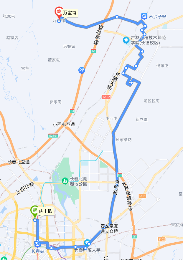 長春公交T368路