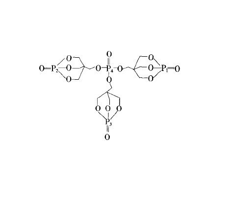 的新型雙環籠 狀磷酸酯