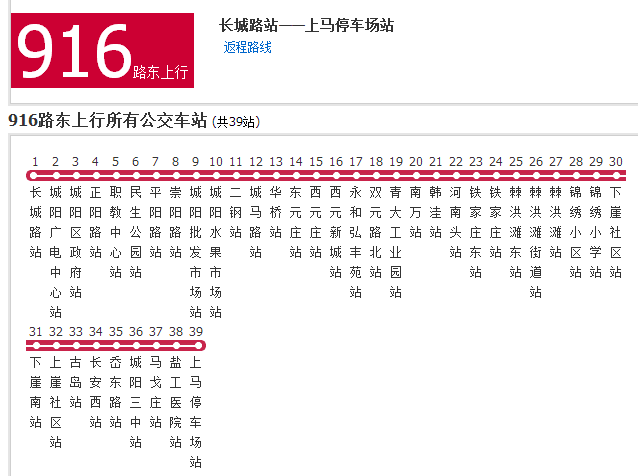 青島公交916路東