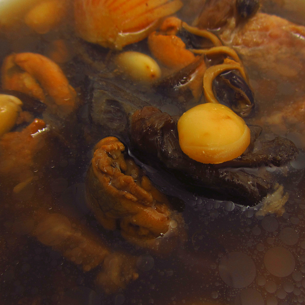 葛花扁豆淡菜瘦肉湯