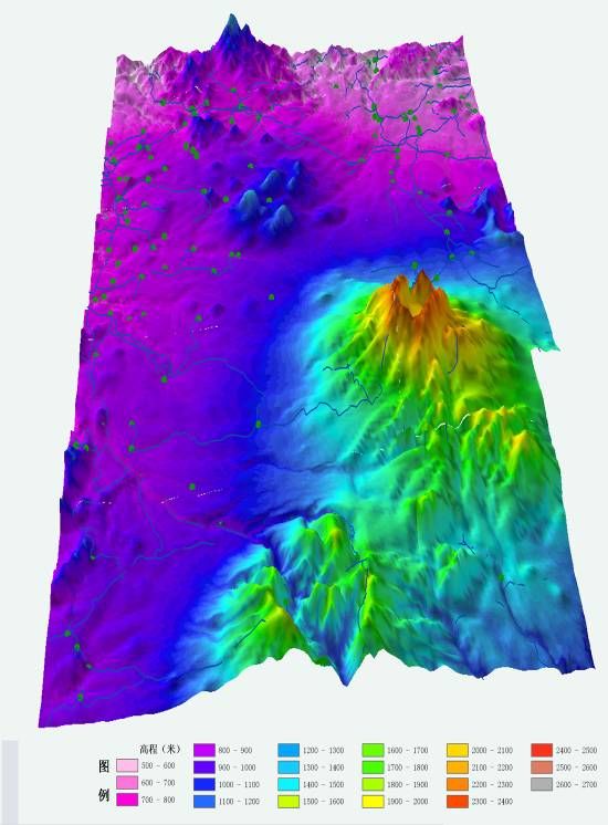 地形地貌高清分析圖