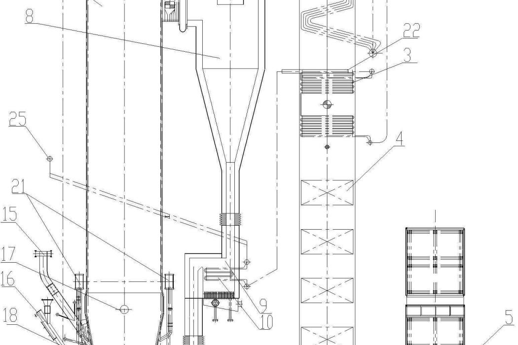 燃用造紙廢渣和污泥的循環流化床鍋爐