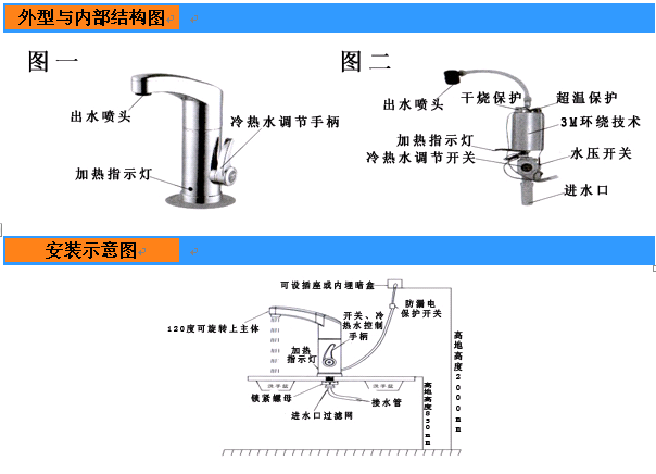 萬家路電熱水龍頭