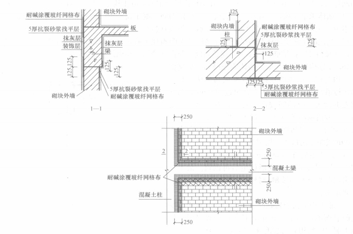 混凝土砌塊（磚）牆體裂縫控制施工工法