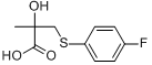 3-（4-氟苯巰基）-2-羥基-2-甲基丙酸