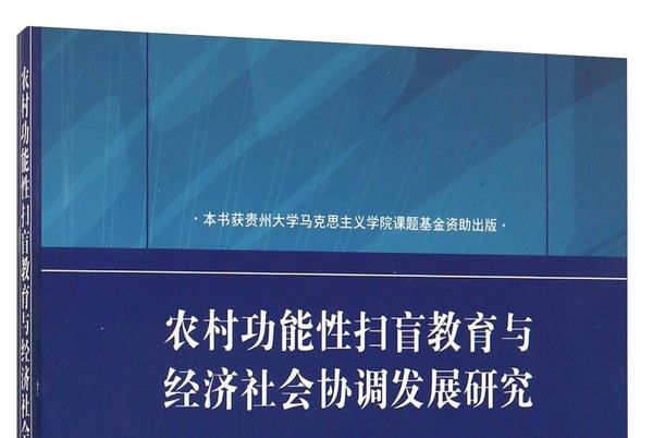 農村功能性掃盲教育與經濟社會協調發展研究