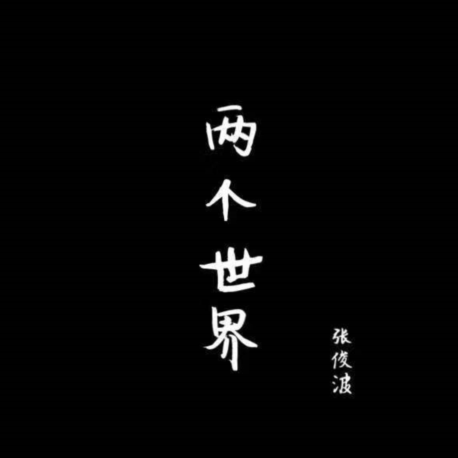 兩個世界(張俊波演唱歌曲)