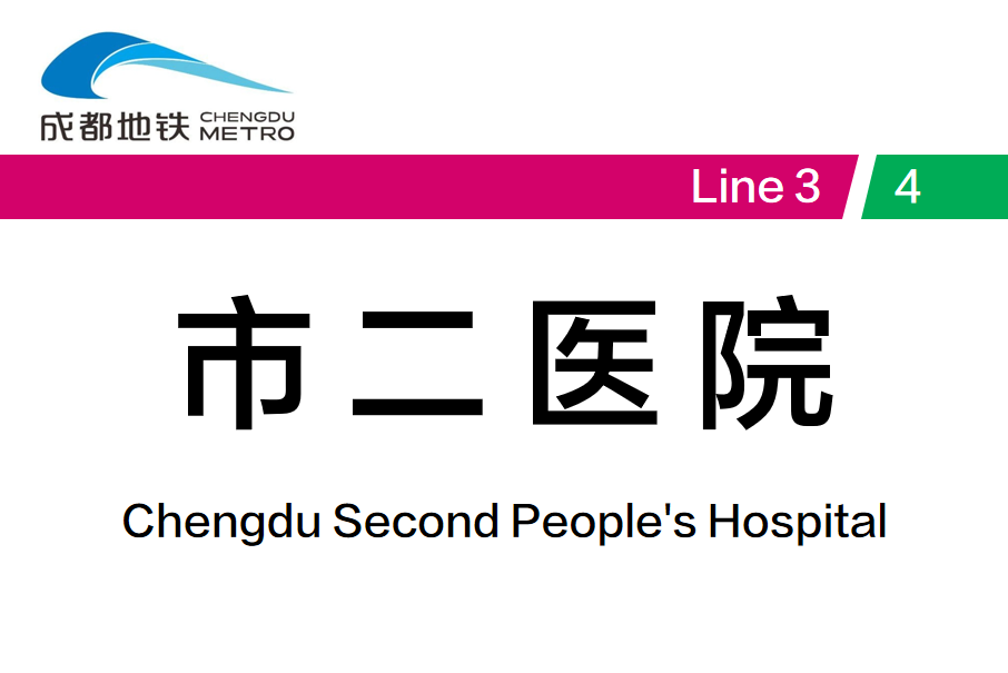 市二醫院站(中國四川省成都市境內捷運車站)