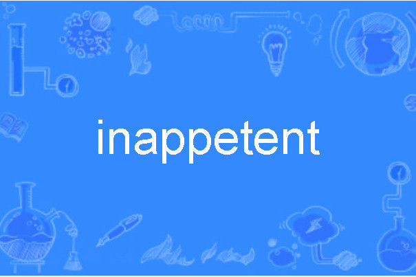 inappetent