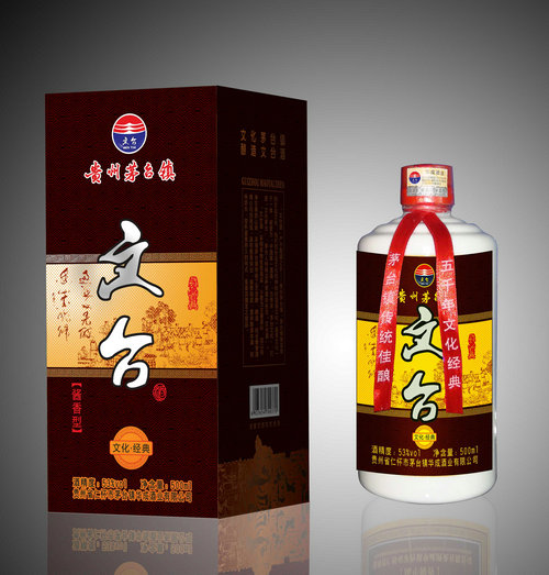 【文化茅台鎮  釀造文台酒】