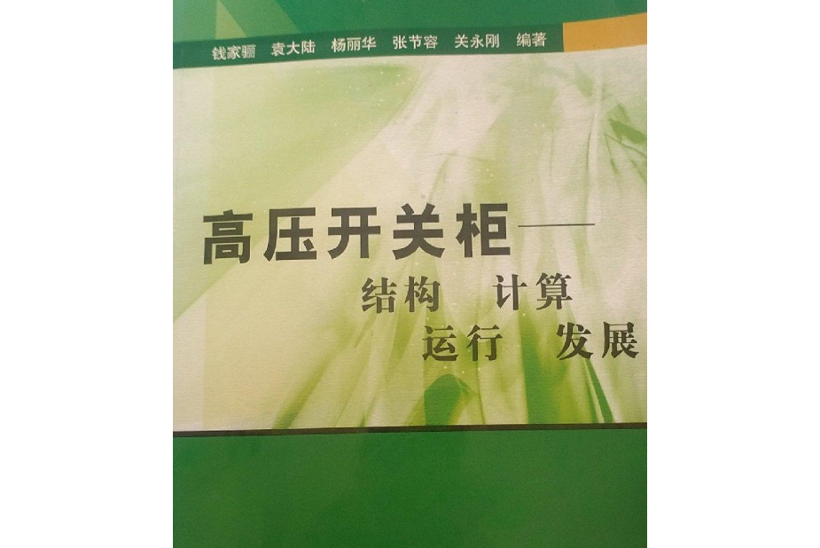 高壓開關櫃(2006年中國電力出版社出版的圖書)