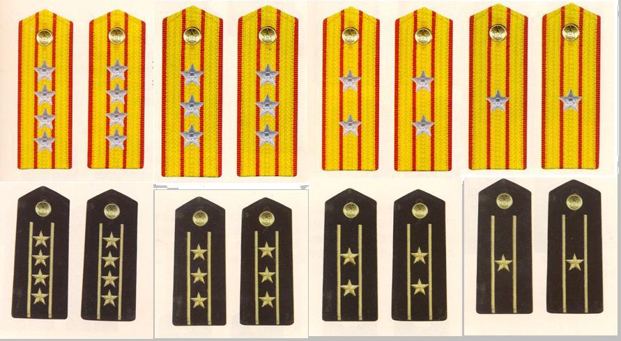 解放軍1987式陸軍校官軍銜肩章