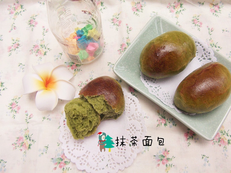 健康抹茶小餐包