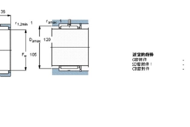 SKF NK105/36軸承