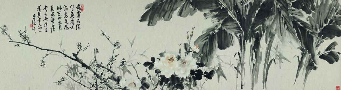 古韻圖 蔣鵬 178x48cm