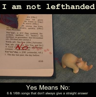 I Am Not Lefthanded