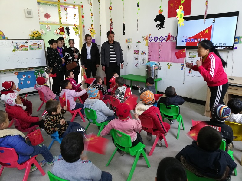 2018年11月巴仁鄉阿熱買里村幼稚園一角