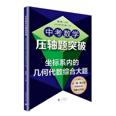 中考數學題突破坐標系內的幾何代數綜合大題