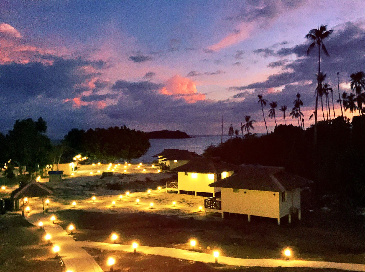 馬麗風島夜景