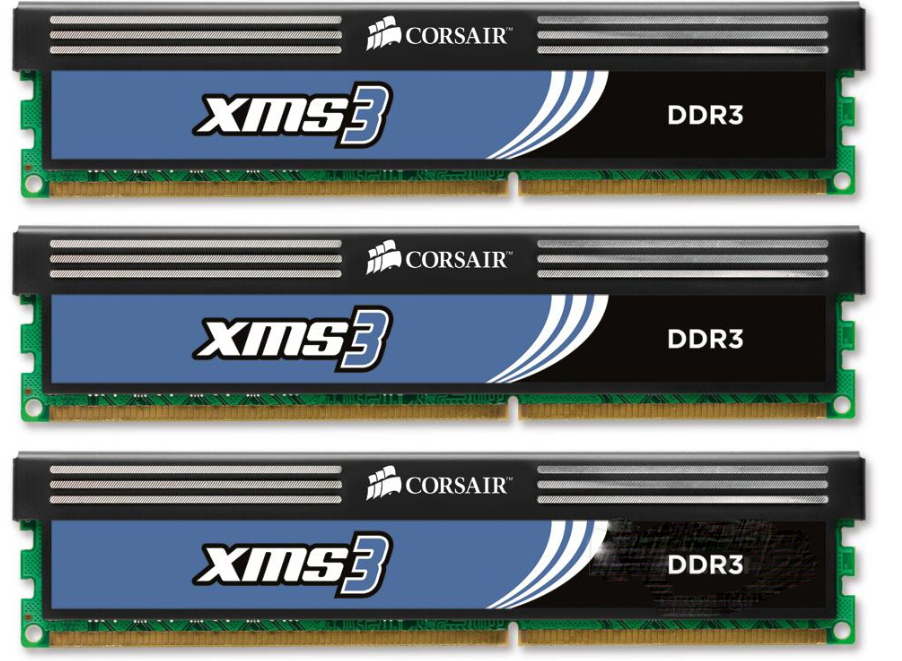 海盜船6GB DDR3 1600套裝(CMX6GX3M3A1600C9)