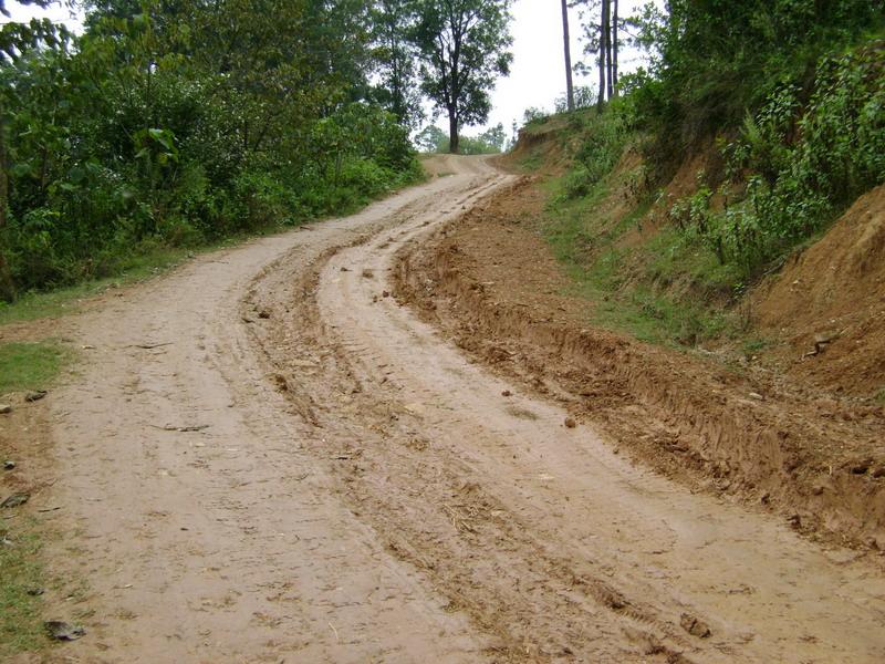 入村道路