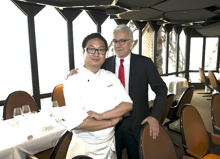 Alan Hei與法國廚神Alain Ducasse