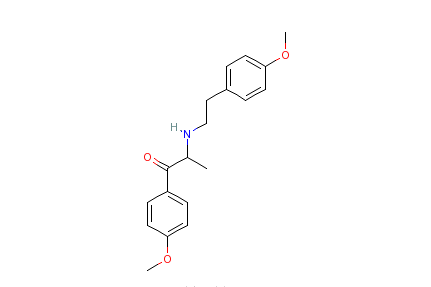 2-（4-甲氧基苯乙胺基）-1-（4-甲氧基苯基）丙基-1-酮