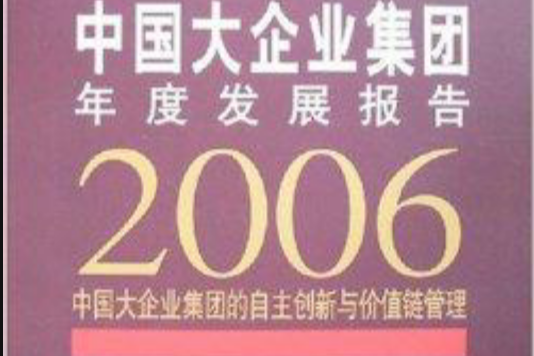 中國大企業集團年度發展報告2006