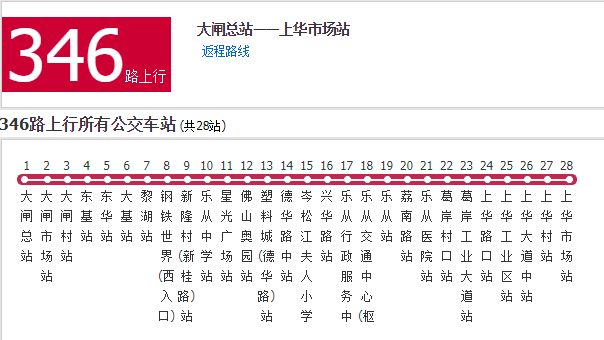 佛山公交346路