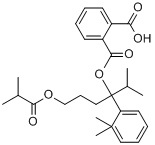 1,2-苯二甲酸-2,2-二甲基-1-（1-甲基乙基）-3-（異丁醯氧基）丙基苯甲酯