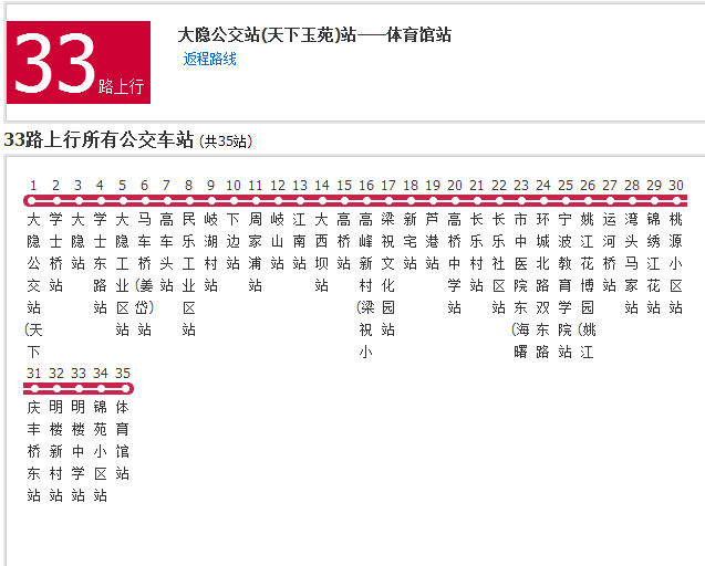 寧波公交33路