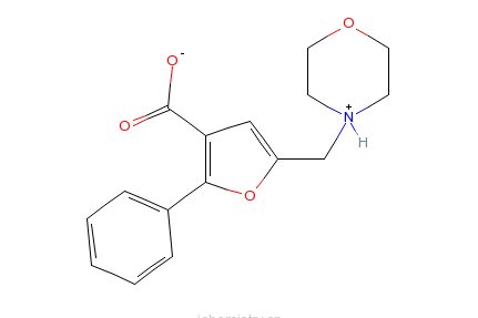 5-嗎啉-4-甲基-2-苯基呋喃-3-羧酸