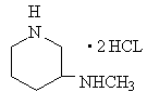 3-甲胺基哌啶雙鹽酸鹽