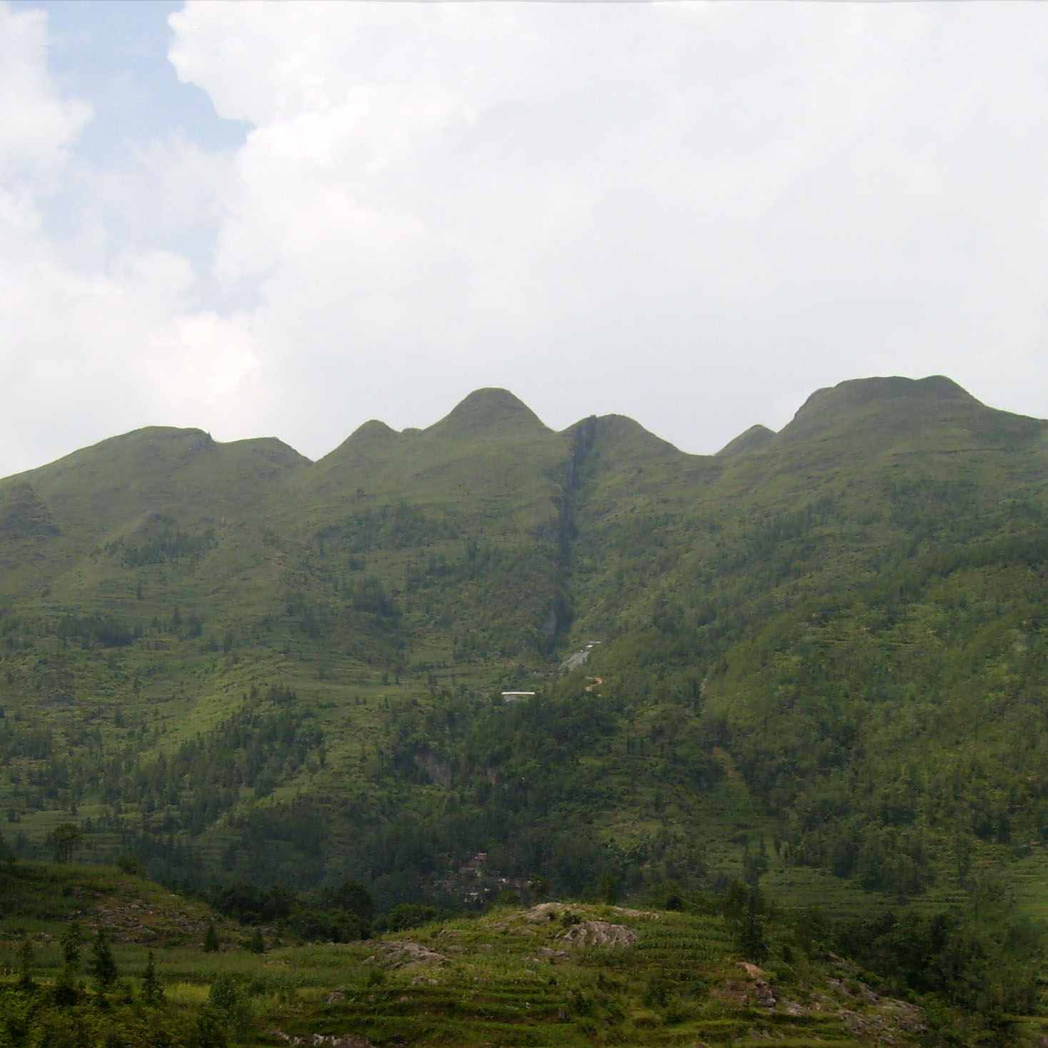 砂岩鉛鋅礦山