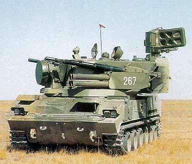 俄羅斯2C6/2C6M通古斯卡彈炮結合防空系統