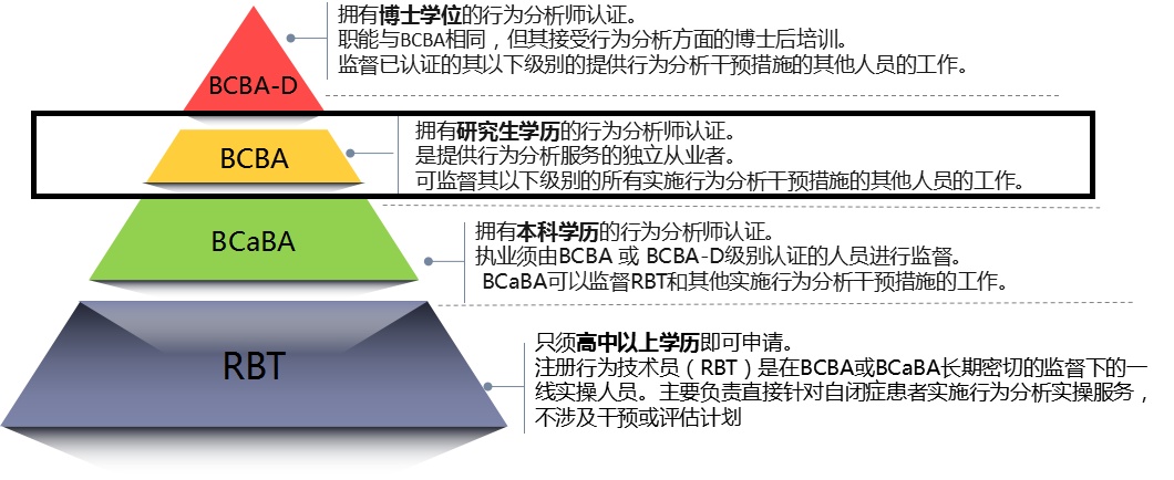 行為分析師等級