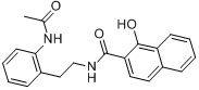 N-（2-乙醯氨基苯乙基）-1-羥基-2-萘醯胺