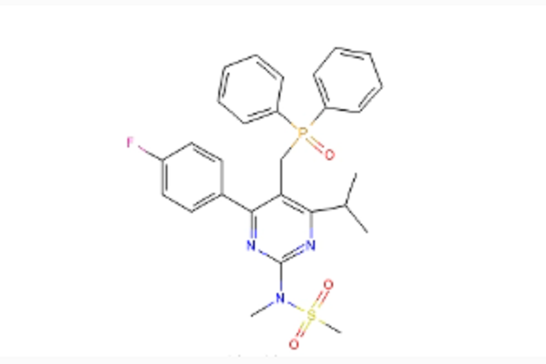 N-[5-（二苯基膦醯甲基）-4-（4-氟苯基）-6-異丙基嘧啶-2-基]-N-甲基甲磺醯胺