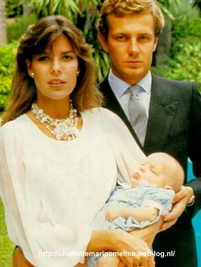 Princess Caroline與第一任丈夫、長子