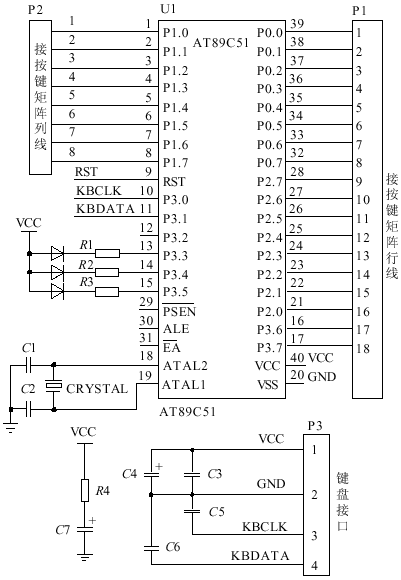 89C51引腳圖